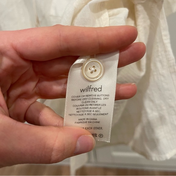 Aritzia Wilfred Atticus Short Sleeve Button-Up - Picture 7 of 8